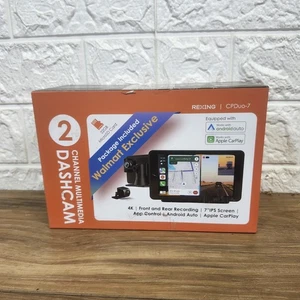 Rexing CPDuo-7 DashCam Front & Rear Recording Touchscreen 4K 7" NEU  - Bild 1 von 9