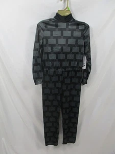 Costume Minecraft Ender Drago Ragazzo Medium 8-10 Tuta Solo Halloween Nero - Foto 1 di 8