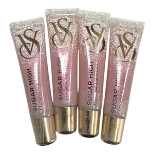 4 x Victoria's Secret SUGAR HIGH aromatisierter Lipgloss neu versiegelt - Bild 1 von 1