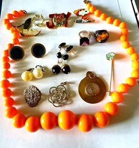 Vintage GEMISCHTES SCHMUCK KONVOLUT KONVOLUT - Bild 1 von 23
