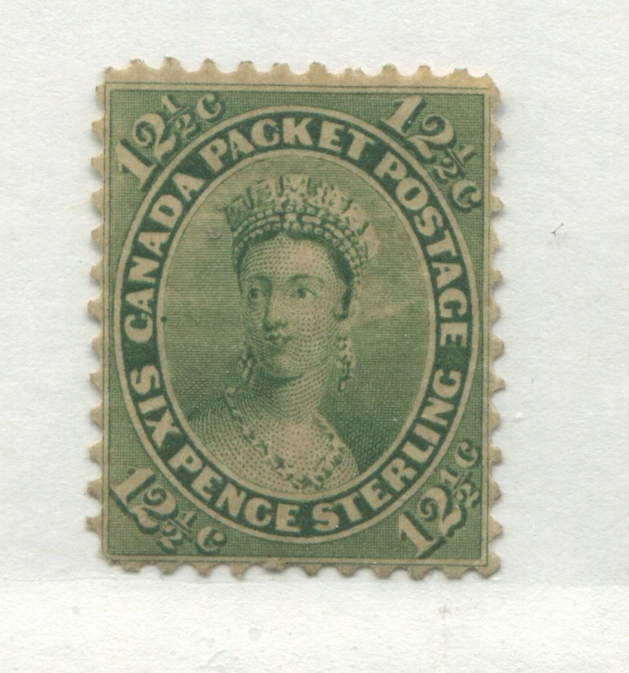 1859 QV 12 1/2 cents mint o.g. hinged - Image 1 of 1