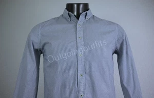 Denim & Flower Ricky Singh Men's Long Sleeve Button Front Shirts Size S - Picture 1 of 12