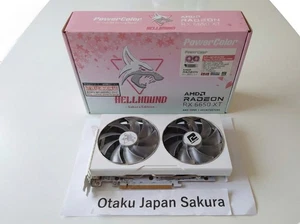 PowerColor Hellhound Radeon RX 6650 XT Sakura Edition 8GB GPU Weiß Pink Selten - Bild 1 von 5