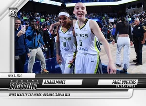 2025 Panini Instant WNBA #126 Aziaha James Paige Bueckers Wings RC PRESALE - Picture 1 of 2