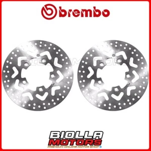 KIT DISCHI FRENO BREMBO KYMCO PEOPLE 250 2004 ANTERIORE + POSTERIORE [Fisso - Fi - Foto 1 di 5