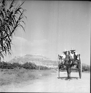 SAGUNTO c. 1950 - Route de Valence Espagne - Négatif 6 x 6 - ESP 321 - Picture 1 of 1