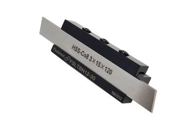 PAULIMOT Abstechstahlhalter, Schafthöhe 12 mm, mit HSS-Messer (8 % Kobalt) - Bild 1 von 2