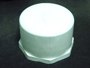 Sedco  2 1/2" PVC End Cap  New Old Stock - Picture 1 of 2