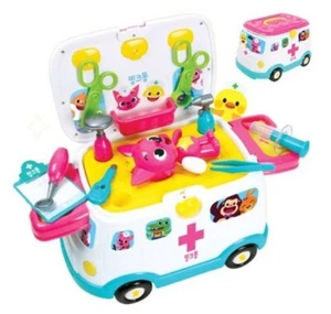 PINKFONG 911 Ambulance Car Hospital Play Toy Role Play Kids Baby - Picture 1 of 12