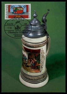 BRD MK 1984 CERVEZAS MUNICH OKTOBERFEST BEER TARJETA MÁXIMA MAXI CARD MC xb53 - Imagen 1 de 2