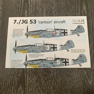 Modellino aereo decalcomania Messerschmitt Bf 109G - Foto 1 di 4