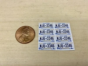 Calcomanías de placas Excelsior escala 1/18 licencia de Nueva York para tus modelos de R/c y Diecast - Imagen 1 de 2