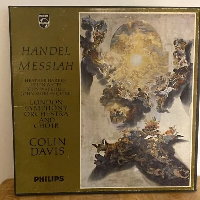 HANDEL Messiah Colin Davis LSO Philips 3 Lp Box Set SAL 3584-6 NM/EX - Image 1 of 4