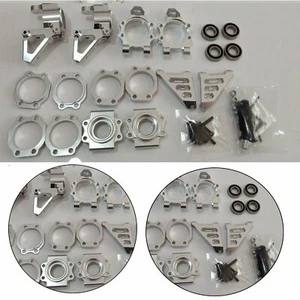 CNC Aluminum Front & Rear Wheel Hub Carrier Set For 1/5 HPI baja 5B 5T 5SC - Picture 1 of 5