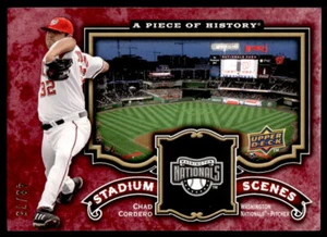 2009 Upper Deck A Piece of History SS-CO Chad Cordero /75 Nationals - Picture 1 of 2
