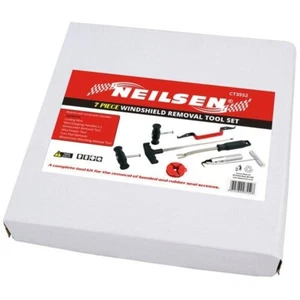 Vehicle Windshield Window Removal Tool Set Chromed Steel Shafts Auto Molding 552 - Picture 1 of 5