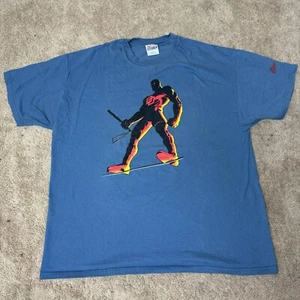 Frank Miller Daredevil T-Shirt Blue Mens Size 2XL Hanes Beefy T Graphitti - Picture 1 of 6
