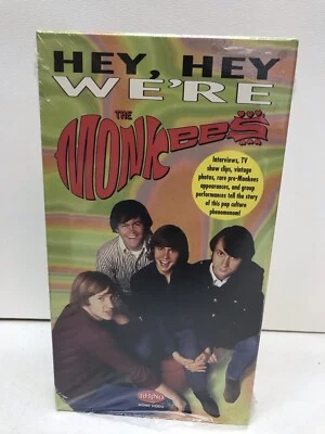 Hey Hey We're The Monkees 1997 VHS 90 Minute TV Show Rare Appearance Rhino Video - Image 1 of 4
