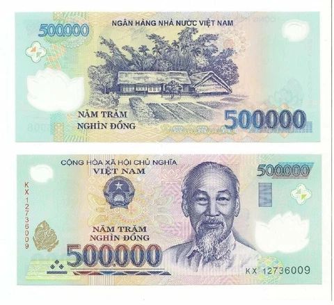 ONE MILLION VIETNAMESE DONG 1,000,000 VND VIETNAM MONEY CURRENCY VND 1000k Cover