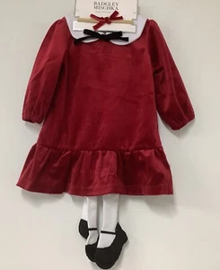 Badgley Mischka Baby Girls Christmas Dress Size 9/12 Months, NEW. - Picture 1 of 4