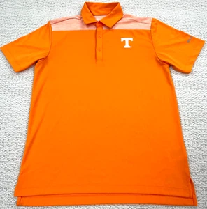 Tennessee Volunteers Polo Shirt Men Small Orange White Vols Performance Columbia - Picture 1 of 10