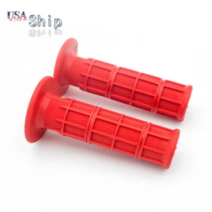 7/8" Rubber Motorcycle Hand Grip Autobike Handlebar Handle Bar ATV Dirt Bike US - Picture 1 of 16