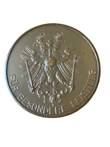 Vintage 1954 Large Bronze German Medal For Special Achievement - Picture 1 of 5