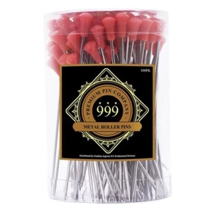 999 PREMIUM PIN COMPANY LONG STAINLESS STEEL ROLLER PINS RED 100PCS - Picture 1 of 1