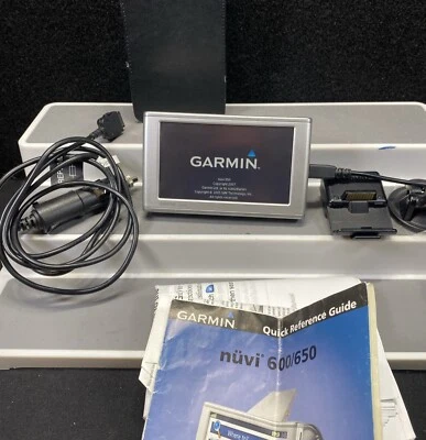 Garmin Nuvi 650 4.3" GPS Navigator W/ dash mount - bundle package, Tested ✅ - Image 1 of 4