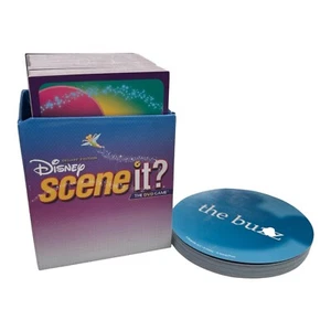Scene It Disney Edition Deluxe Tin Complete Set of Game Cards Trivia and Buzz - Picture 1 of 1