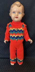 Vintage deutsche Minerva Zelluloid 17 Zoll Junge Puppe ~ Top Zustand - Bild 1 von 14