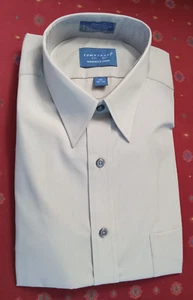 TOP TOWNCRAFT graues Herren Hemd 16 32-33 Langarm faltenfrei edel NEU - Bild 1 von 5