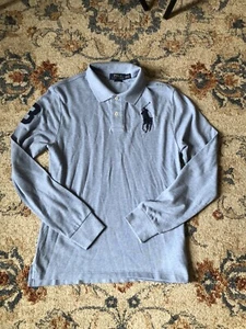 Polo Ralph Lauren Shirt Boys Youth XL 18 20 Big Pony Slim Fit Long Sleeve - Picture 1 of 9