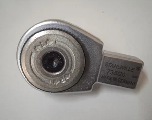 Stahlwille 735/20 Feinzahn Einsteckknarre 4-Kant 1/2" (12.5 mm) - Bild 1 von 3