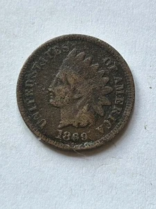 1869 indian head penny - Picture 1 of 2