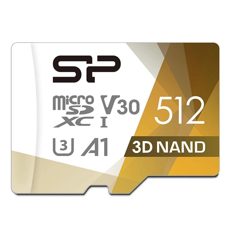 Silicon Power 512GB Micro SD Card U3 SDXC microsdxc High Speed MicroSD Memory... - Image 1 of 4