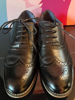 BRUNO MARC NEW YORK Louis-2 Negro Oxford Zapato de Vestir Niños Talla 6  Foto 1 de 4