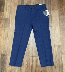 NWT Lauren Ralph Lauren Mens Navy Plaid Norton Active Classic Fit Pants 38x32 - Picture 1 of 6