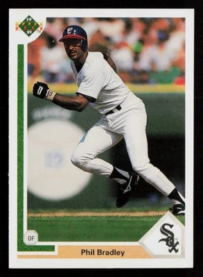 Phil Bradley 1991 Upper Deck #641 Chicago White Sox Baseball Card - Image 1 of 2