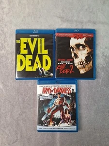 Evil Dead Blu Ray Lot Evil Dead, Evil Dead 2, Army Of Darkness Bruce Campbell - Picture 1 of 17