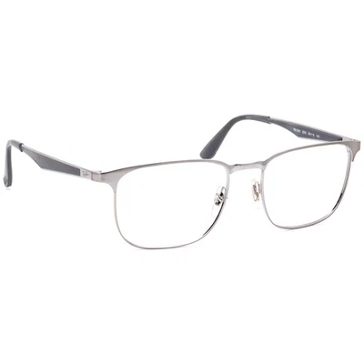 Ray-Ban Eyeglasses RB 6363 2553 Polished Gunmetal Square Frame 54[]18 145 - image 1 of 4