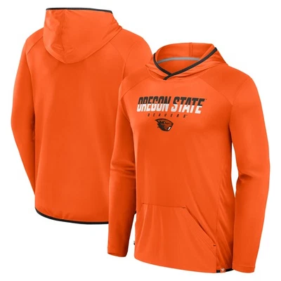 Men's Fanatics Orange/Black Oregon State Beavers Transitional Hoodie T-Shirt - Image 1 of 3