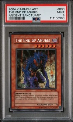 2004 Yu-Gi-Oh! The End Of Anubis Ancient Sanctuary AST Unlimited Secret PSA 9 - Image 1 of 2
