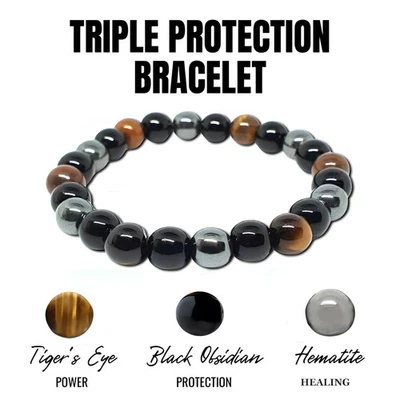 Pulsera de Licor Anti Alcohol Bebida Pulsera Calmante Emocional Muñeca Piedras Foto 1 de 4