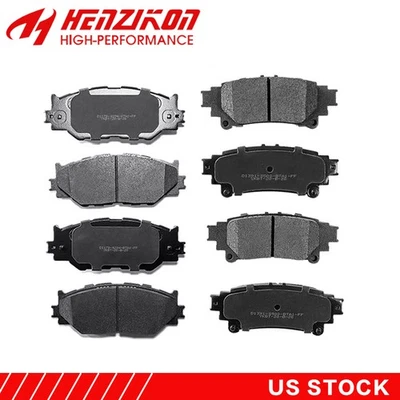 Pastillas de freno de disco delanteras y traseras para 2014 2015 LEXUS IS250 D1178,D1391 Foto 1 de 2