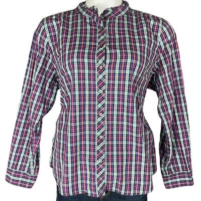 Top Talbots Mujer Talla XL Volantes Conservador Modesto Pradera Trabajo Oficina Carrera Foto 1 de 4