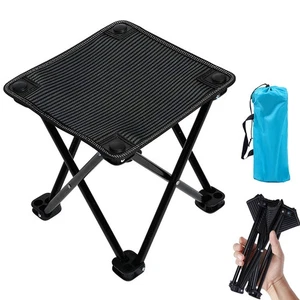 Mini Chair Folding Camping Stool Outdoor Portable Stools Lightweight with Car... - Picture 1 of 7