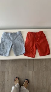 Shorts Set Of 2 Boys 14y Blue Crewcuts And Orange Gap - Picture 1 of 7