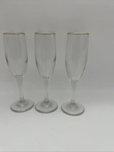 3er Set Gedenk Sektflöten 1991 Arzt Valentin Gala. - Bild 1 von 8