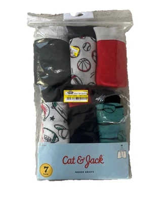 NOVO PACOTE COM 6 cuecas boxer esportivas masculinas - Cat & Jack™ vermelhas (MÉDIA) - Imagem 1 de 2